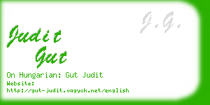 judit gut business card